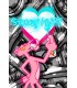 Digital Painting Pink Panther Street Heart by Mush