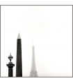 Photographie de la Tour Eiffel et Obélisque Paris par Kasra