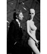 Serge Gainsbourg et un mannequin par Jacques Bénaroch