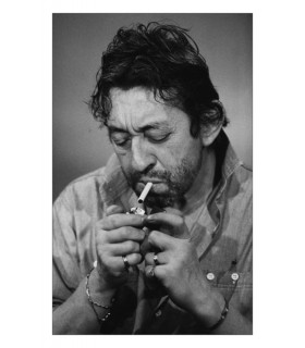 Photo de Serge Gainsbourg par Jacques Benaroch