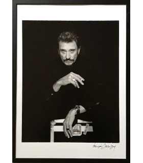 Photo portrait de Johnny Hallyday par François Darmigny